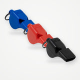 Silbato Fox 40 Mini de árbitro en negro, rojo y azul