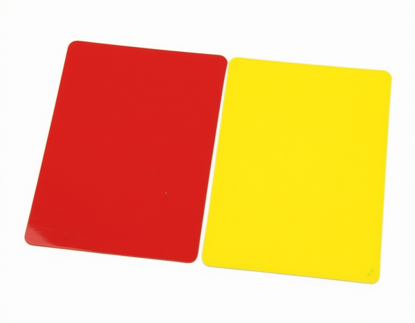 Par de Tarjetas de Árbitro (Amarilla y Roja)